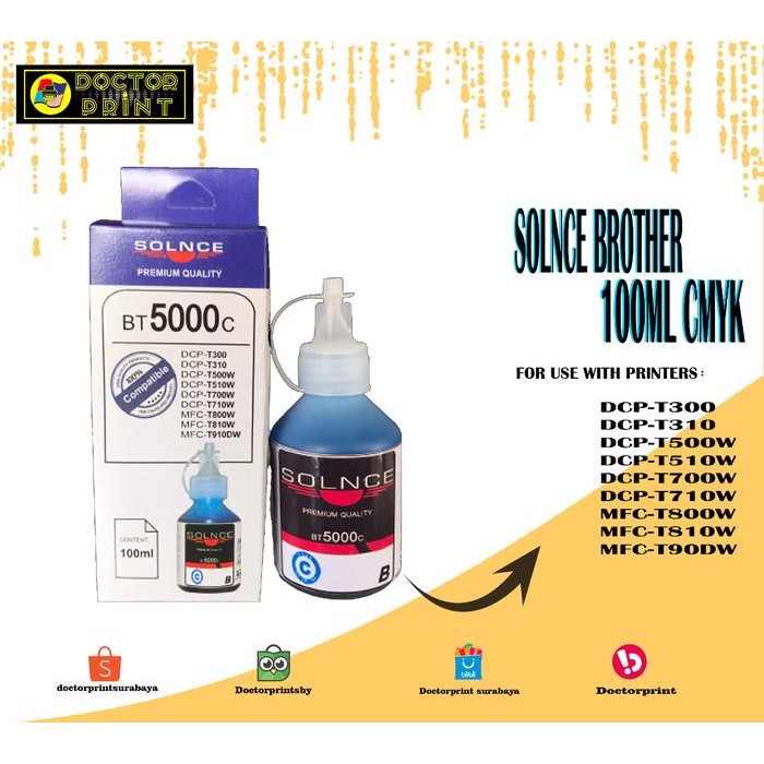 No.OneBest- Tinta Brother Solnce BT5000 BT6000 CMYK