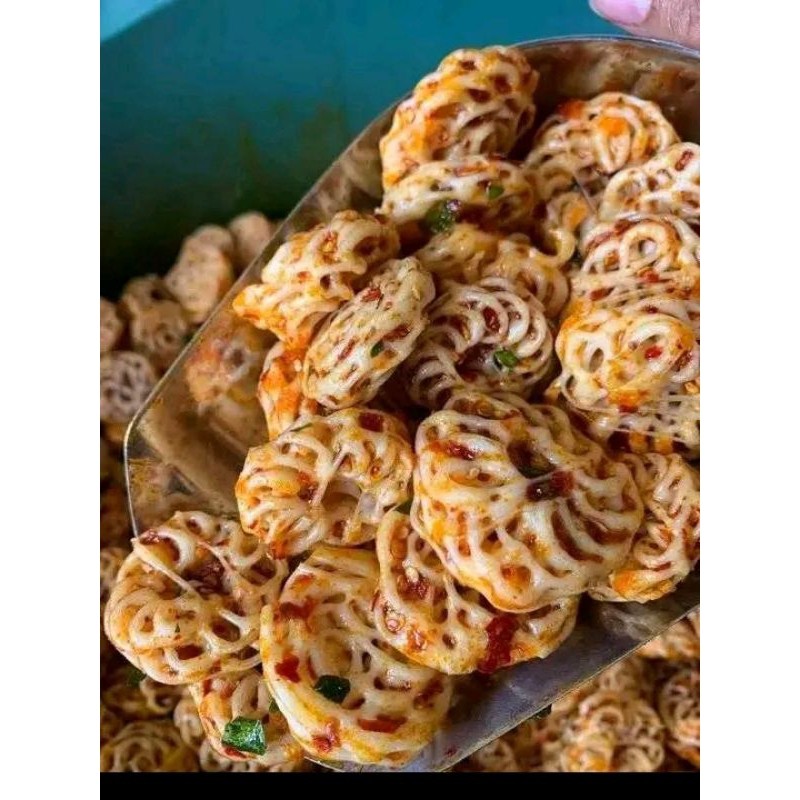 

Cemal Cemil Makyus Seblak Kerupuk Mawar Putih Seblak Kerupuk Pedo Pedas Daun Jeruk Isi 1Kg Seblak