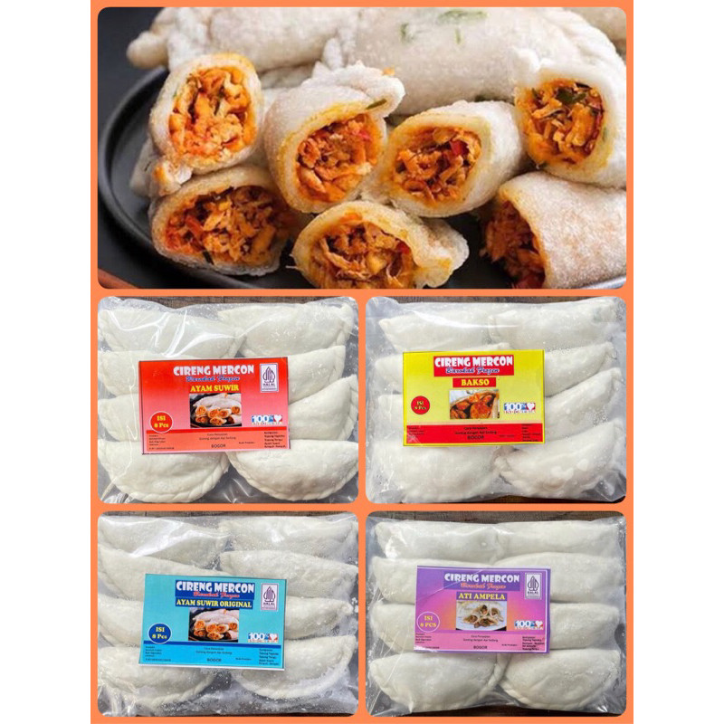 

Cemal Cemil Makyus Cireng Mercon Barokah Isi 8 - Cireng Isi Frozen