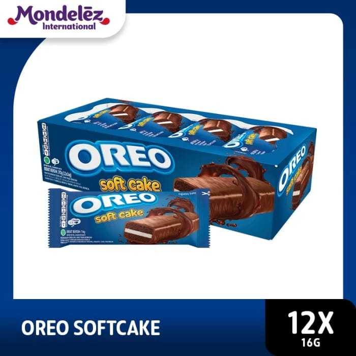 

Cemal Cemil Makyus Oreo Soft Cake Kemasan Isi 12 Pcs @16 G