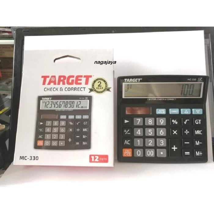 

Kalkulator Target Mc-330 Kalkulator 12 Digit Kalkulator Dagang