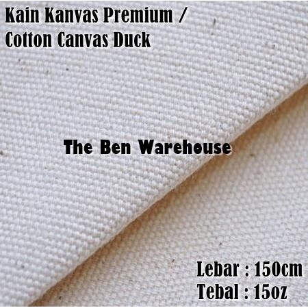 

KAIN KANVAS KATUN NATURAL TEBAL / CANVAS DUCK BROKEN WHITE /KANVAS TAS