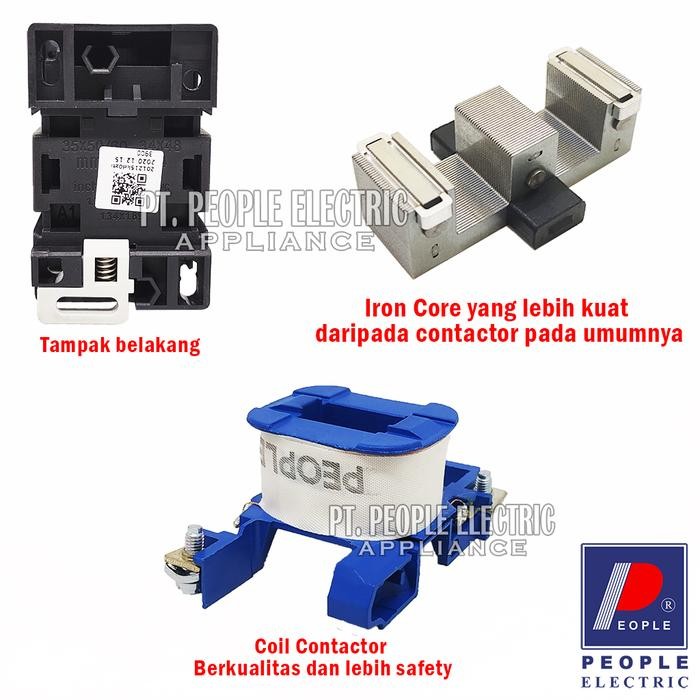 Contactor Kontaktor Cjx2-1801-Nc People Ac 24V 36V 48V 110V 220V 380V