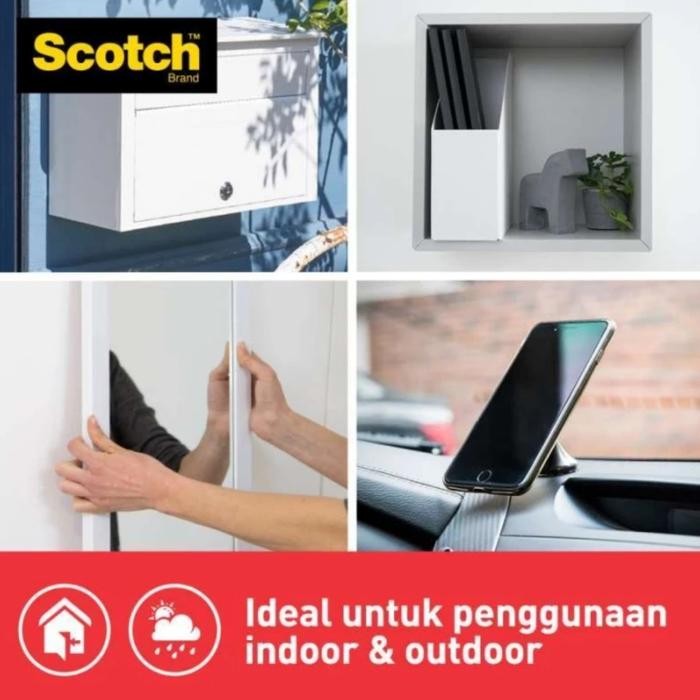 

Double Tape 3 M Scotch Strong Extreme Indoor Outdoor 414-M19 Perekat Kuat -Menahan Hingga 6,7Kg