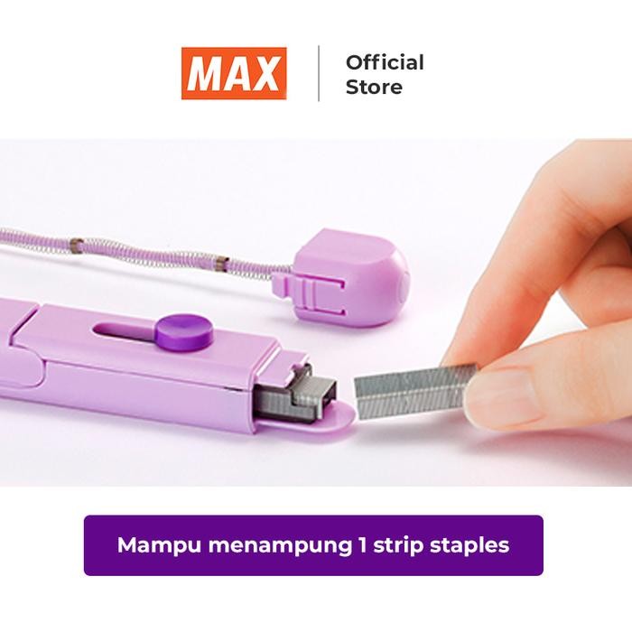 

Max Stapler Slim Pastel Series (Mobile Stick Stapler) #Gratisongkir