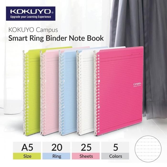 

Kokuyo Smart Ring Binder L-Sp130(A5) #Gratisongkir