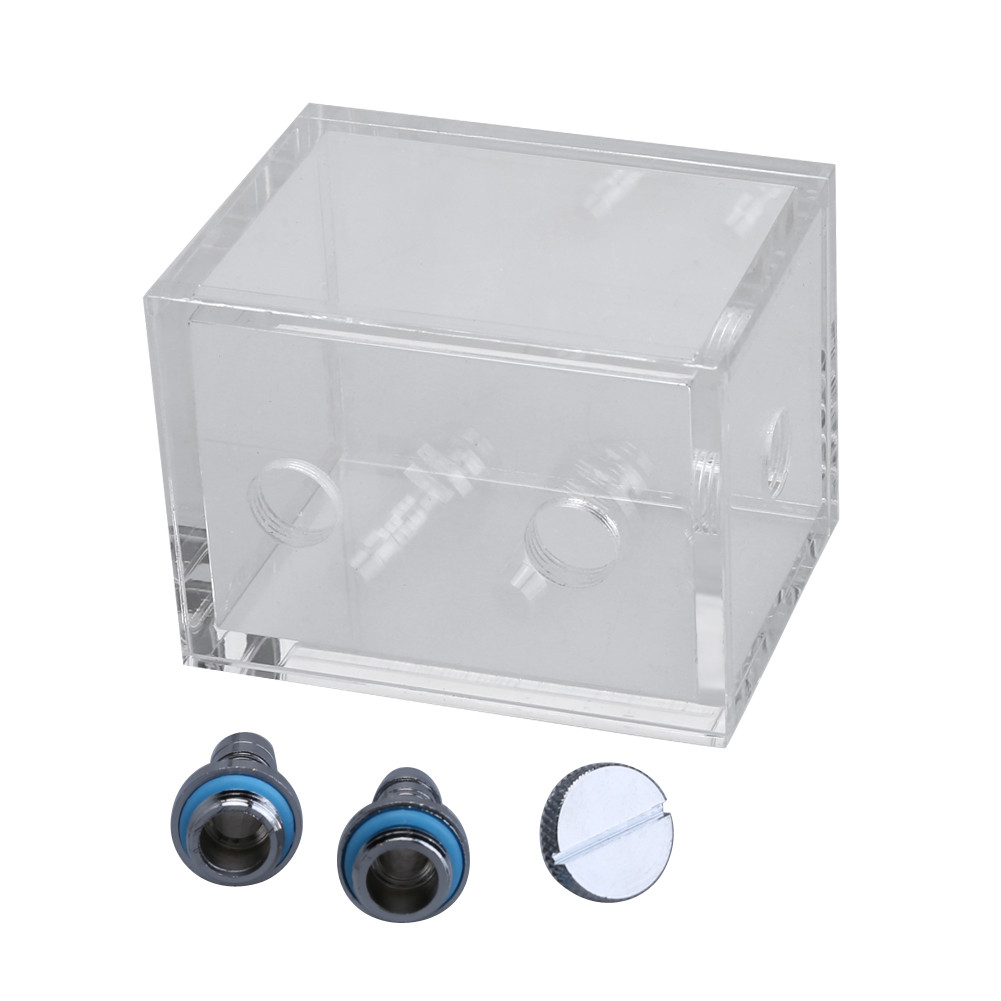 200ml G1/4 Thread Port Acrylic Water Cooling Tank Computer Water Cooled Tank Reservoir for Computer 