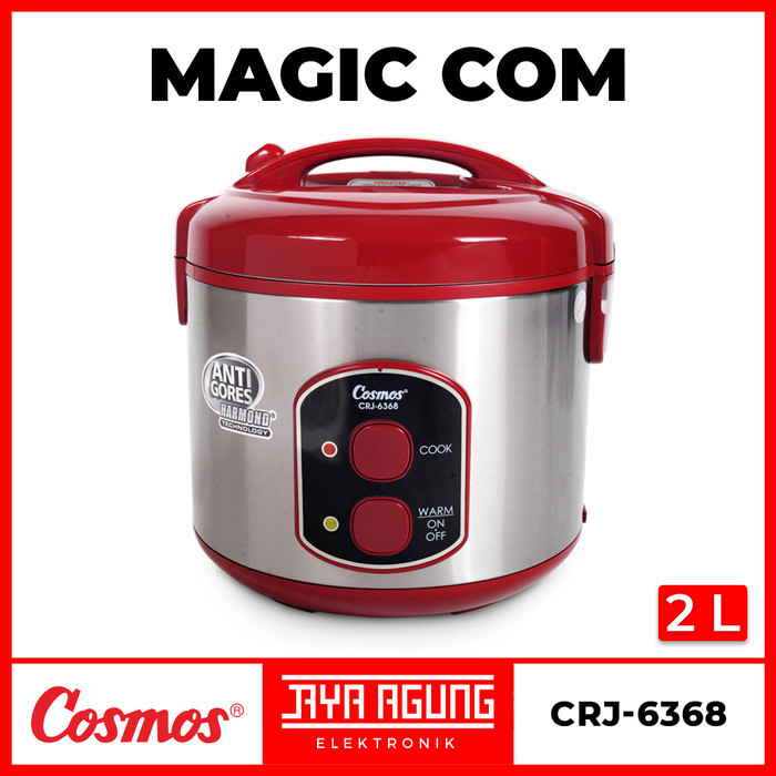 Pixora- Magic Com Harmond 2 Liter COSMOS CRJ-6368 CRJ6368 Rice Cooker Penanak