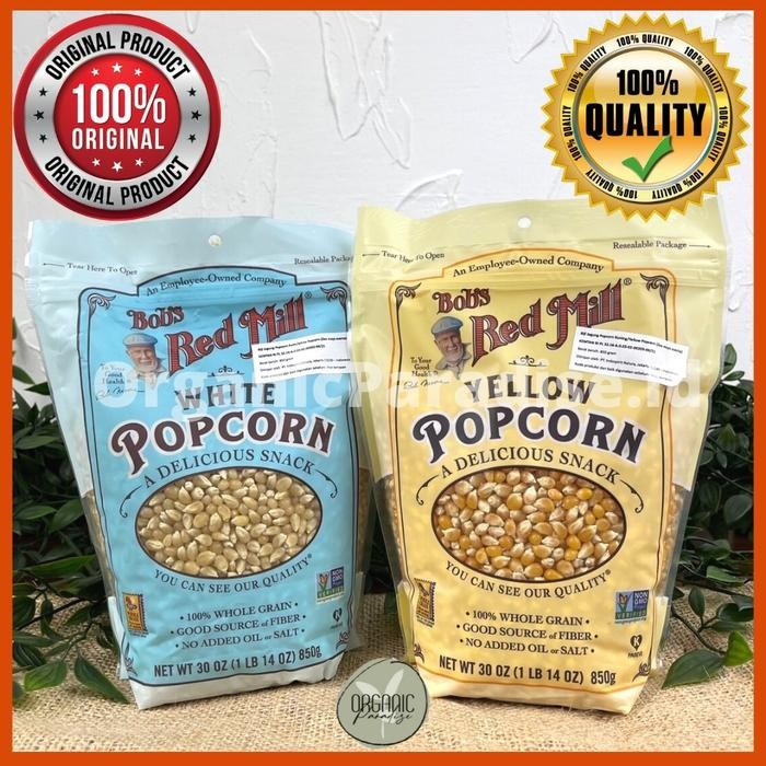 

Bob's Red Mill White Popcorn Yellow Popcorn 850 gram