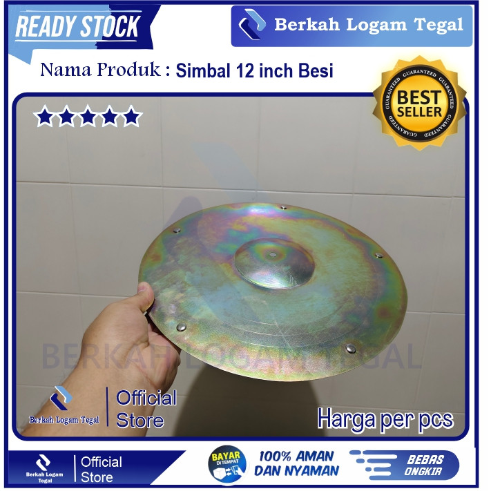 Simbal Cymbal 12 Inch Besi Murah