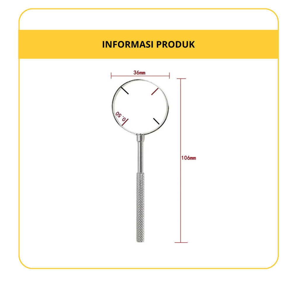 Cros Cylinder Minus 0.25 atau Minus 0.50 / Optik