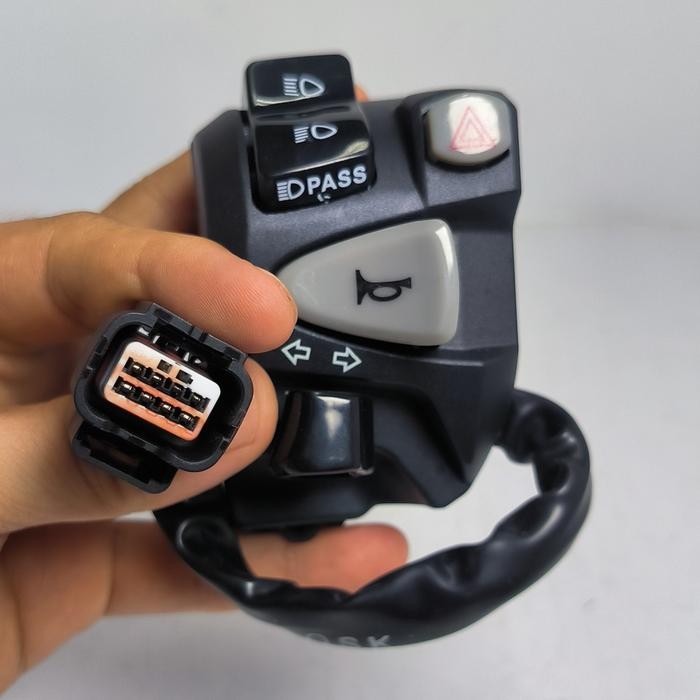 Saklar Lampu Vario 150 Old, Vario 150 All New, Vario 125 All New, Bagian Kiri Plus Dim Dan Hazard