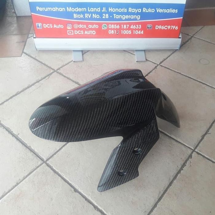 Spakbor Depan Carbon Carbonstar For Ninja 250 Fi Old