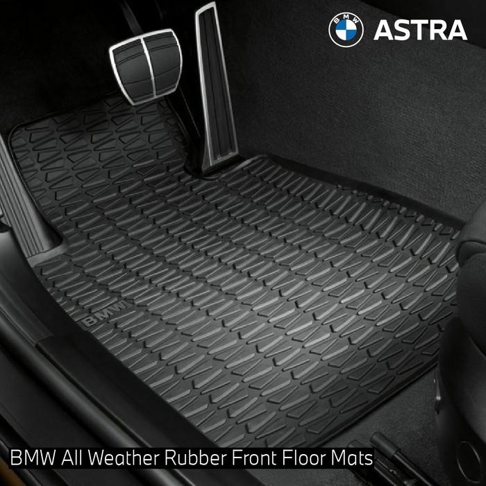BMW Genuine All-Weather Front Floor Mats Black E84 X1