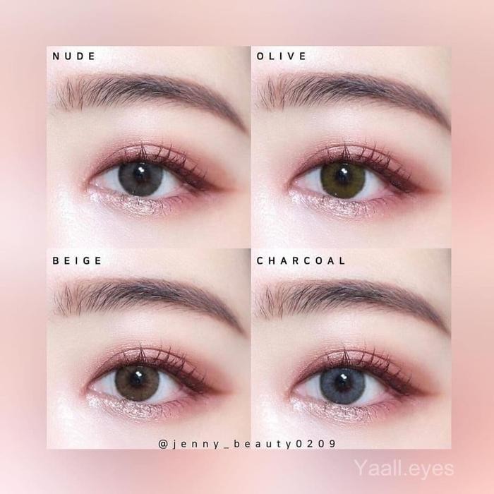 PROMO.. ORIGINAL SOFTLENS IDOL ROZE OLIVE GREEN SOFLENS SOFTLENSES