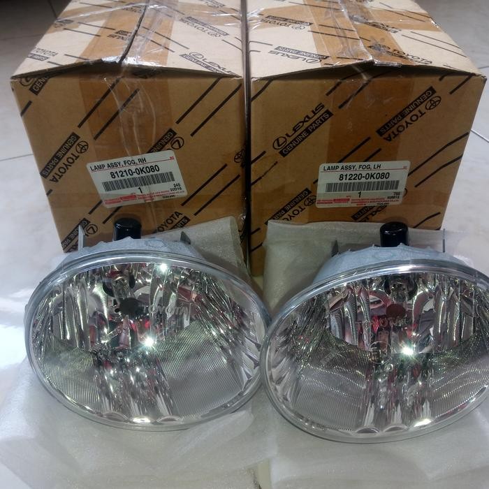 PREMIUM FOGLAMP LAMPU KABUT 1SET TOYOTA FORTUNER DIBAWAH 2015 ORIGINAL ASTRA