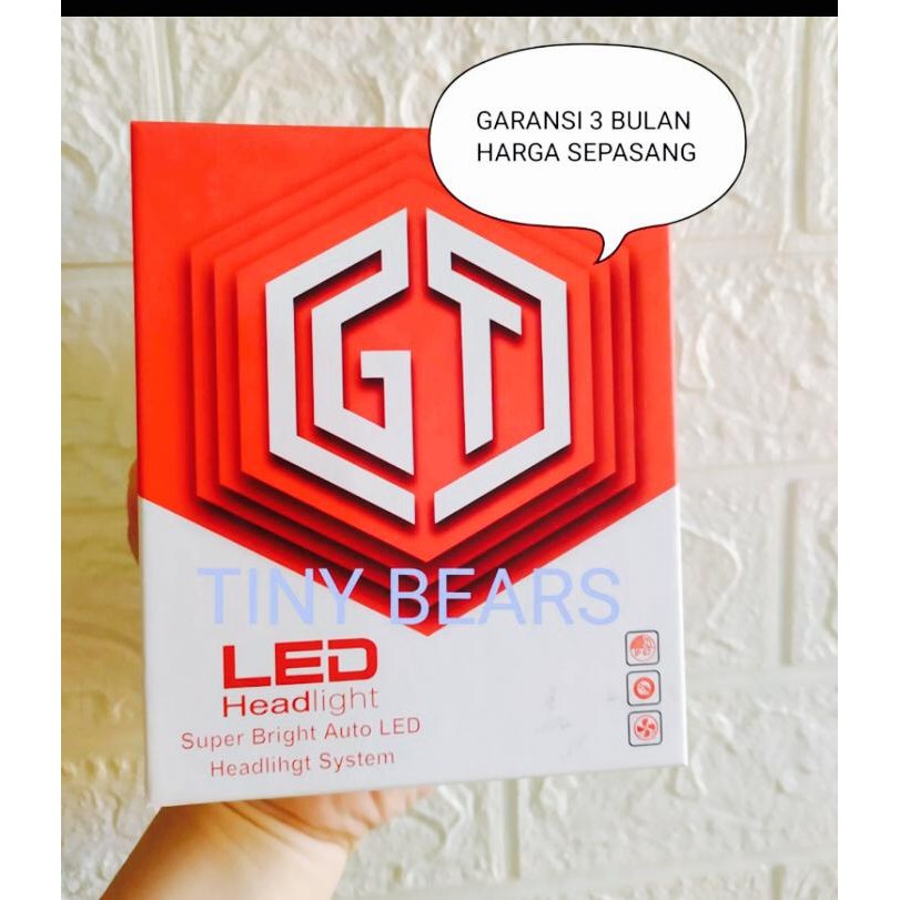 PREMIUM LAMPU UTAMA & LAMPU KABUT GT LIGHT LED ZES H11 / H16 SUPER BRIGHT