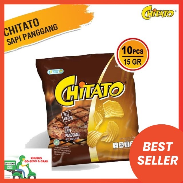 

Chitato Sapi Panggang 1 Renceng Isi 10 Pcs @ 15g