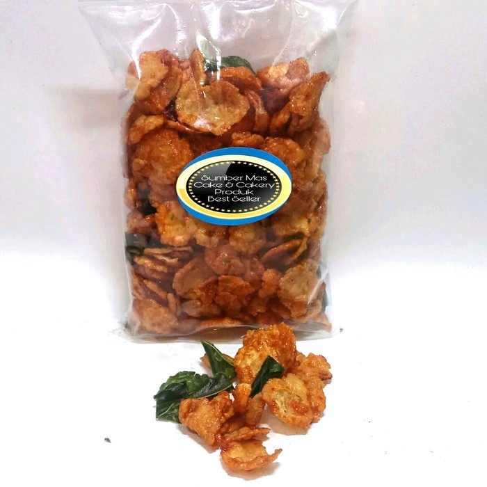 

EMPING MELINJO 250 GR DENGAN DAUN JERUK MPING THAILAND / KUE EMPING