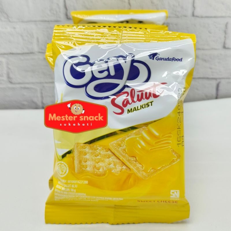 

Gery Saluut RENCENG (1 pack isi 20 pcs) Biskuit Gery