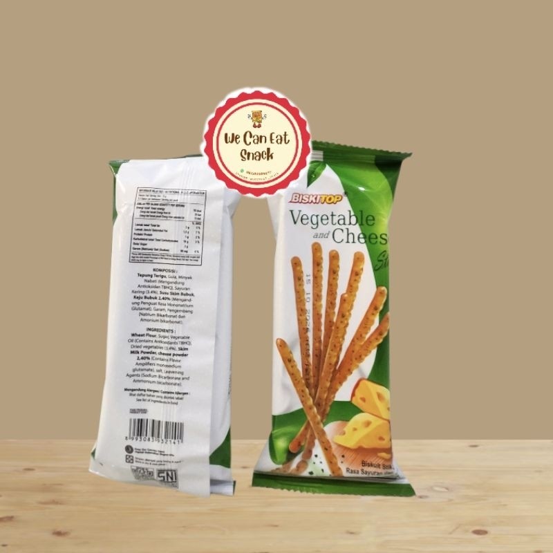 

Biskitop Vegetable and Cheese Stick (Isi 10 Bks)