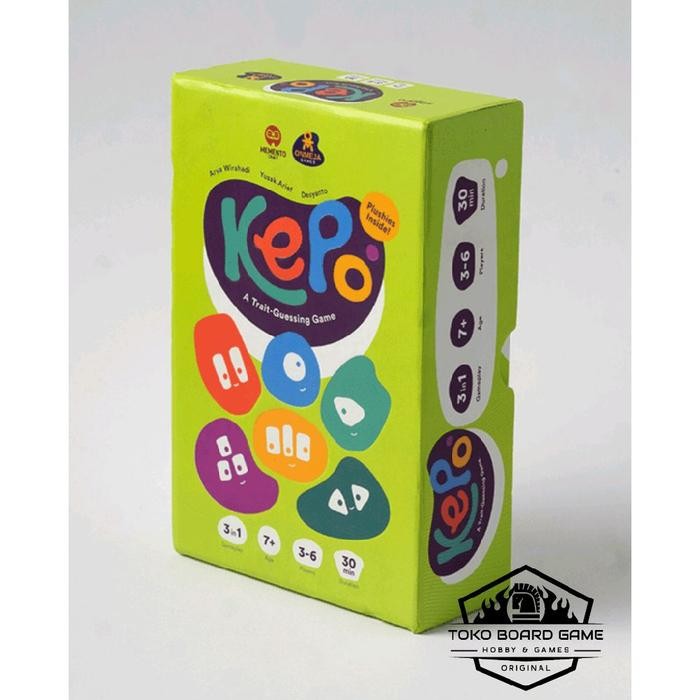 KePo Board Game - Original - TokoBoardGame - TBG - 3 in 1 GamePlay