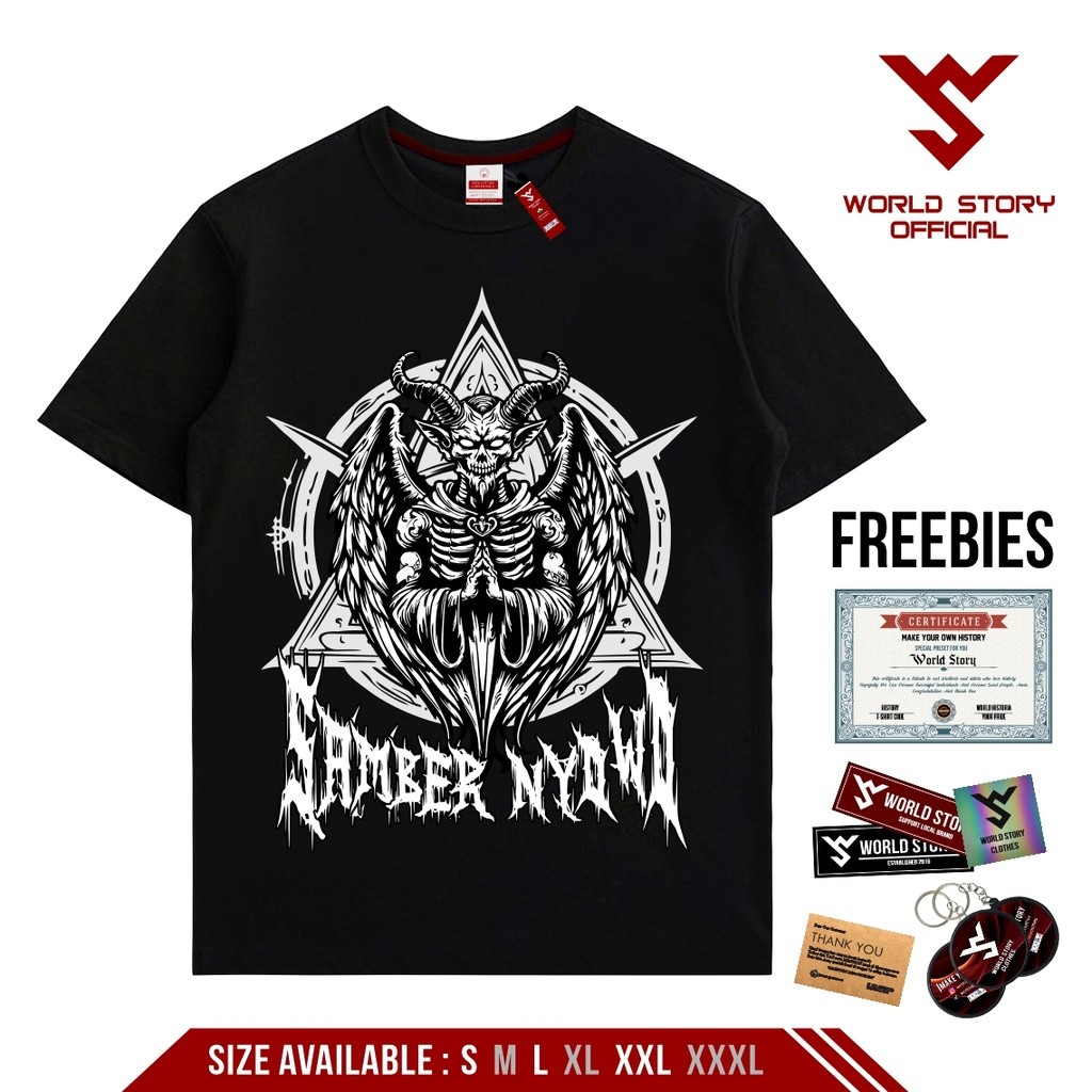 【HOT】World Story | Kaos Jawa Samber Nyowo Javanese Kaos Budaya Indonesia