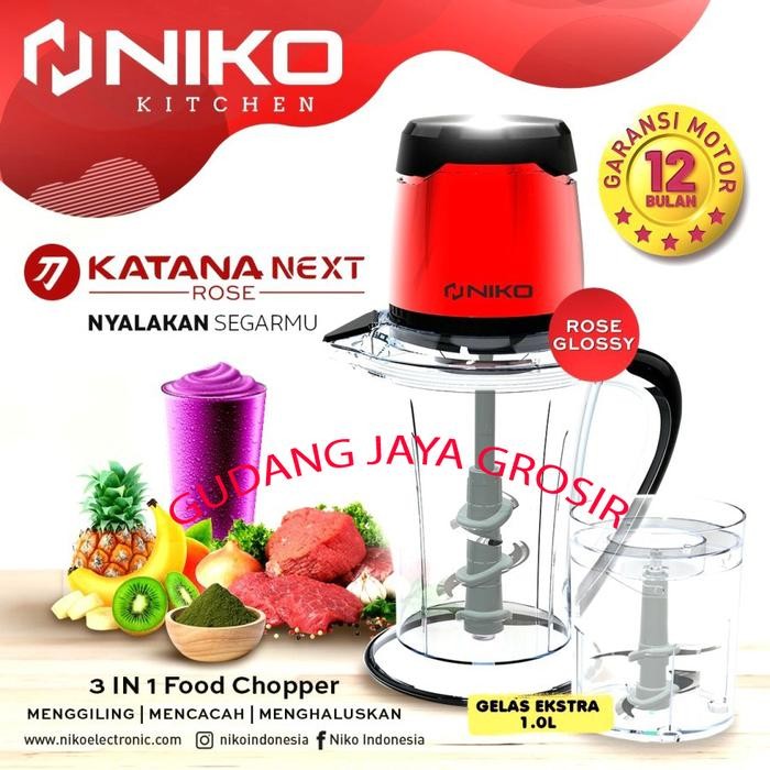 NIKO CHOPPER KATANA 3 IN 1 FOOD CHOPPER 350 WATT