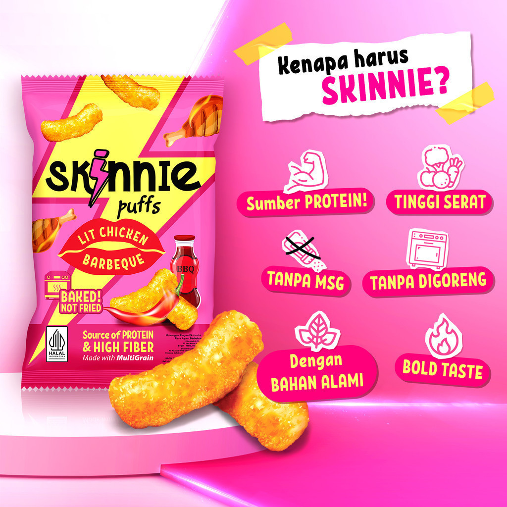 

BELI 3 GRATIS 2 - Skinnie Power Puffs Lit Chicken BBQ