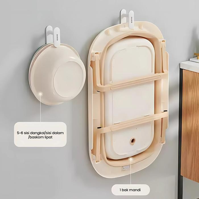 ECOCO Basin Holder - Rak Penyimpanan Wastafel Kamar Mandi Rak Penyimpanan Wastafel Kamar Mandi