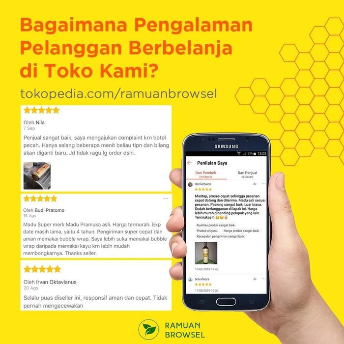 

Madu Pramuka Alami (Madu Lebah Liar / Madu Hutan) 350Ml