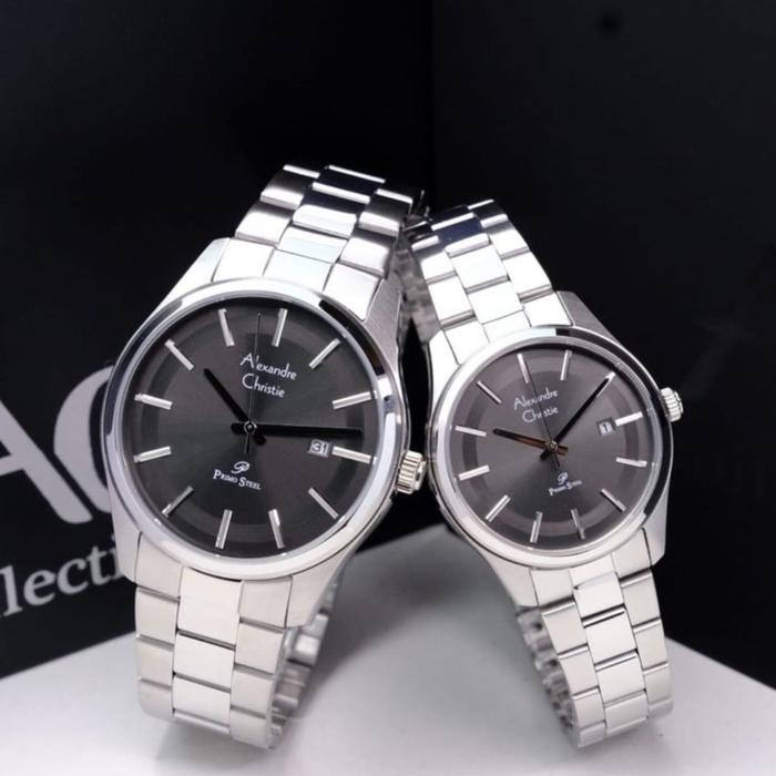 Jam Tangan Couple Alexandre Christie Ac1027 Ac 1027 Asli 100%