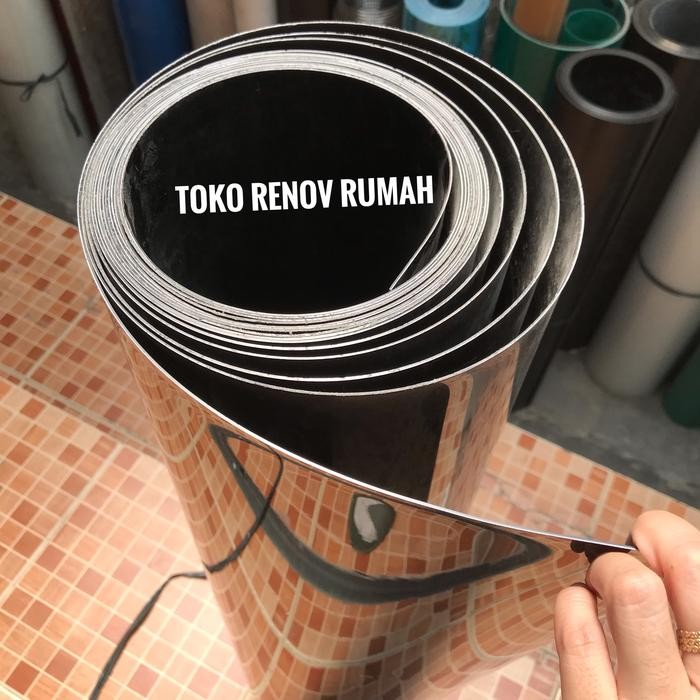 plat fiber pagar hitam polos (TEBAL)/ plat fiber pagar/ penutup pagar