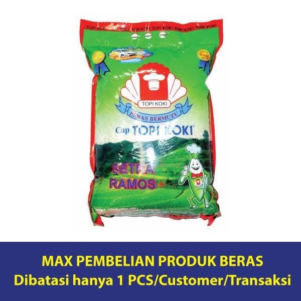 TOPI KOKI SETRA RAMOS 5 KG BERAS