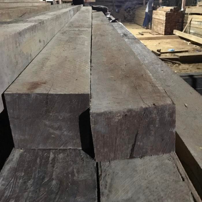 Balok kayu ulin kalimantan 10-12 cm bahan kusen dan tiang *