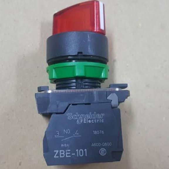 Schneider Selector Switch Lamp Led 2Posisi 24V Ac/Dc Xb5Ak123B5
