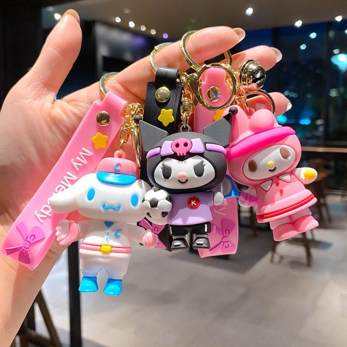 Gala Galore Gantungan Kunci Anime Karakter Sanrio Goku Naruto Mermaid Demon Slayer / Ganci Hiasan