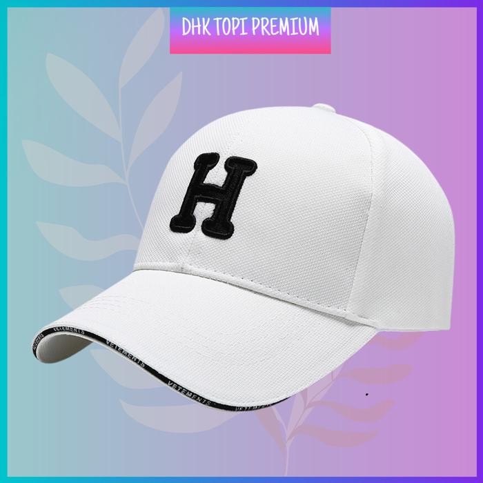 Topi Baseball Logo H Import Premium Fashion Cowok Cewek #Gratisongkir #Sale #Discount