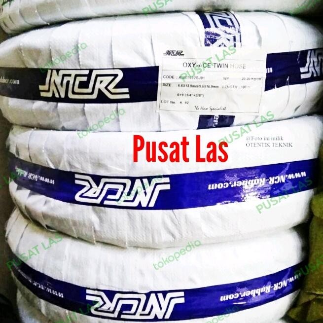 Stok Terbatas Selang Las Double Oxygen Acetylene Welding Hose Lpg Oksigen Ncr Rol