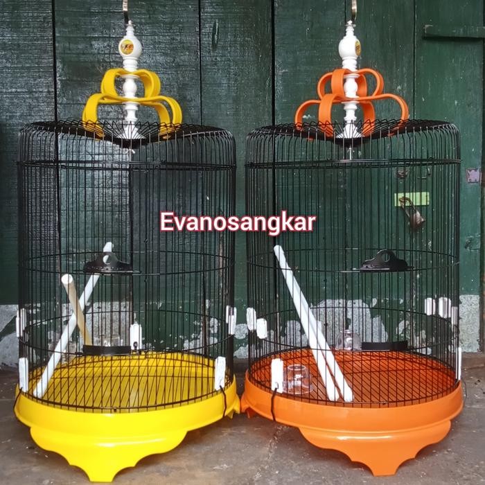 Sangkar burung poksay,jalak,Kacer,beo dll D.46cm besi bulat import