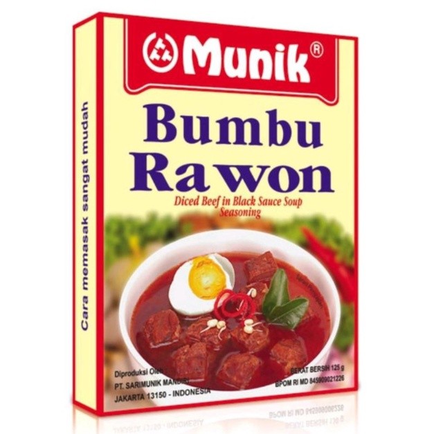 

Munik Bumbu Rawon 125Gr Exp Januari 2026 New
