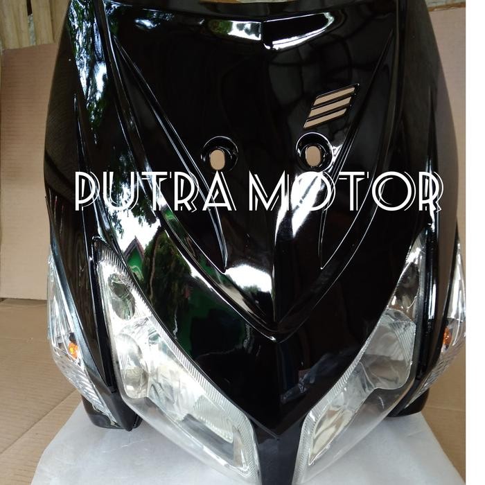 Full Set Tameng Depan Body Depan Vario 110 Cw Karbu Hitam