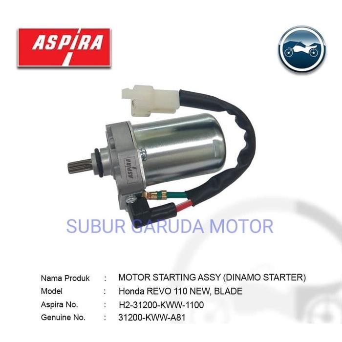 Dinamo Stater Blade New Revo Fit Kww Merk Aspira Starter Kualitas Ori