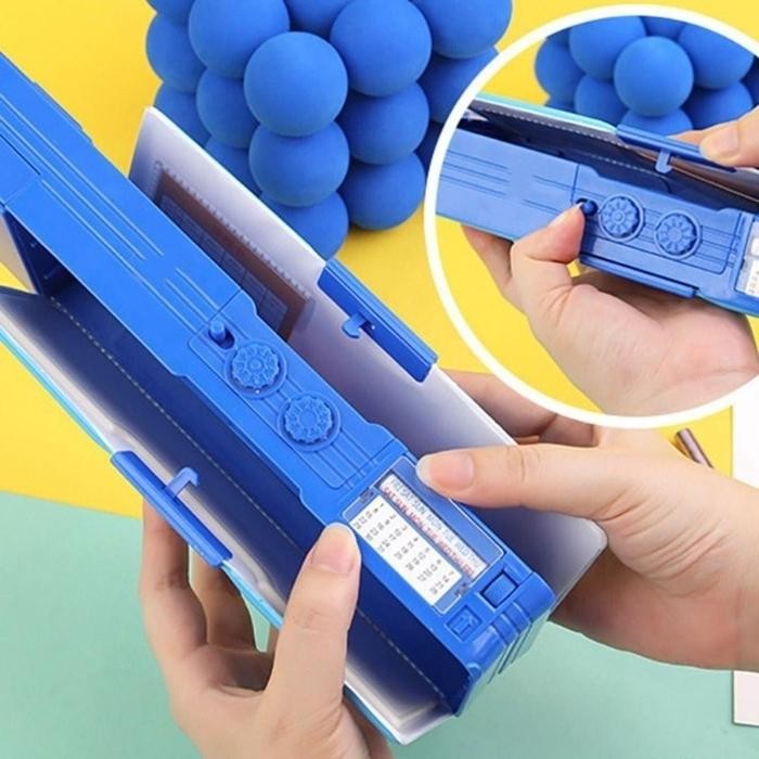 

Ready- Ready StockGaya Baru Kotak Pensil Multifungsi Kunci Kode Perempuan Pensil Sanrio Dua Sisi