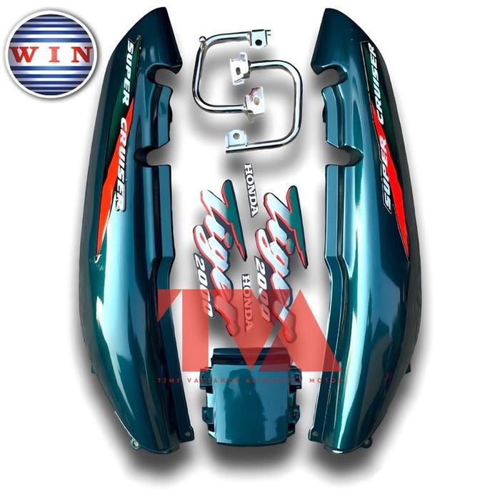 Ready Ya  Cover Body Honda Tiger Lawas Tiger Lama 2000 Hijau Botol