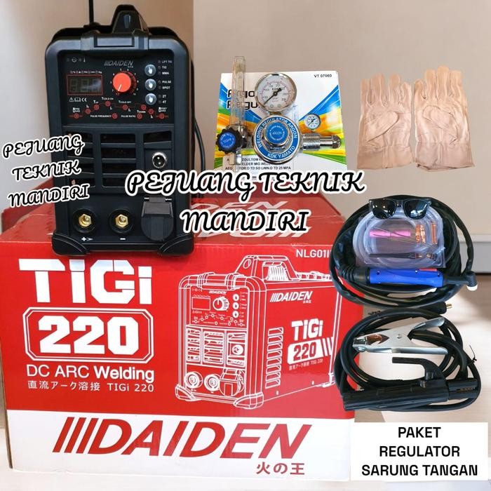 Limited Mesin Las Argon Daiden Tigi 200 / Trafo Las Argon Daiden Tig 200
