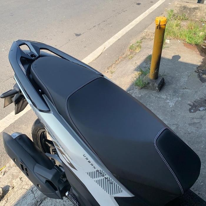 Jok Vario 125/150/Led Old New Kzr Bahan Mbtech Carrera Motif Jaitan Tenggah Presisi Terlariss