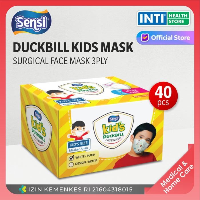 Sensi Masker Anak Sensi Duckbill 3 Ply Masker Sensi Masker Medis