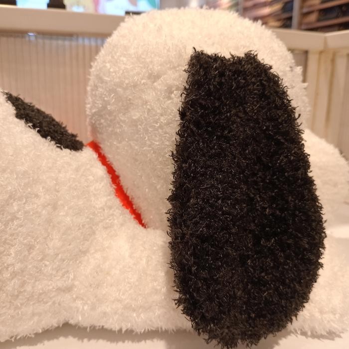 TERMURAH - Boneka Anjing Berbaring Lucu - MINISO 19in. Lying Snoopy Plush Toy