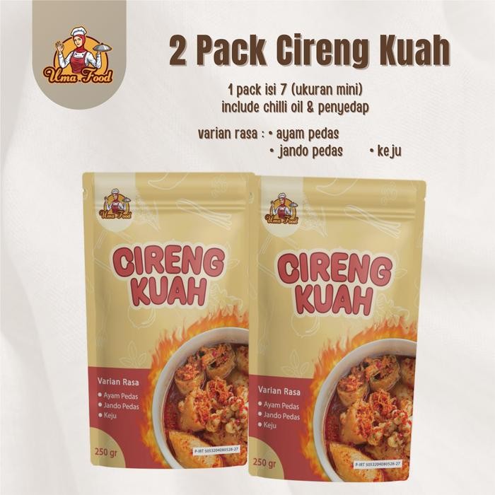 

2 PACK CIRENG KUAH CHILLI OIL UMAFOOD
